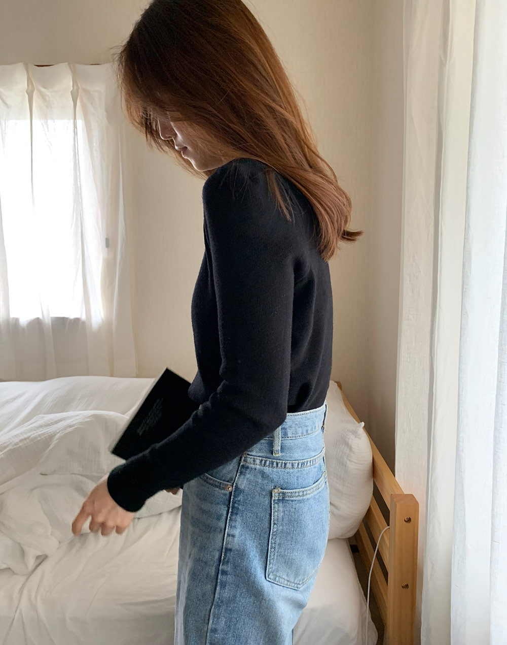 パワーショルダーニットプルオーバー | レディースファッション通販