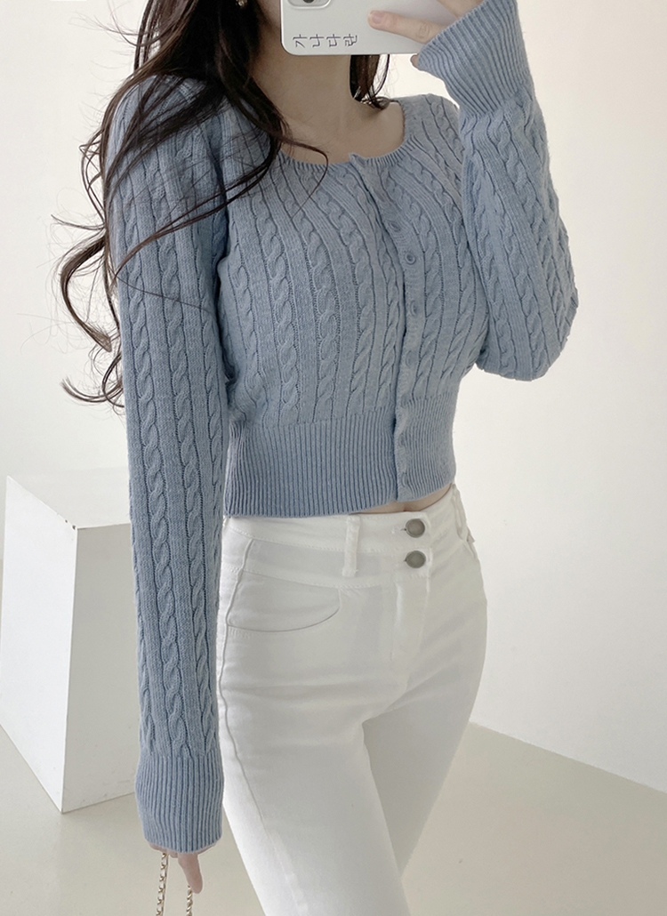 vintageケーブルニット クロップドカーディガン GAP｜(W)コットン100% ケーブルニット クロップド GAPロゴ