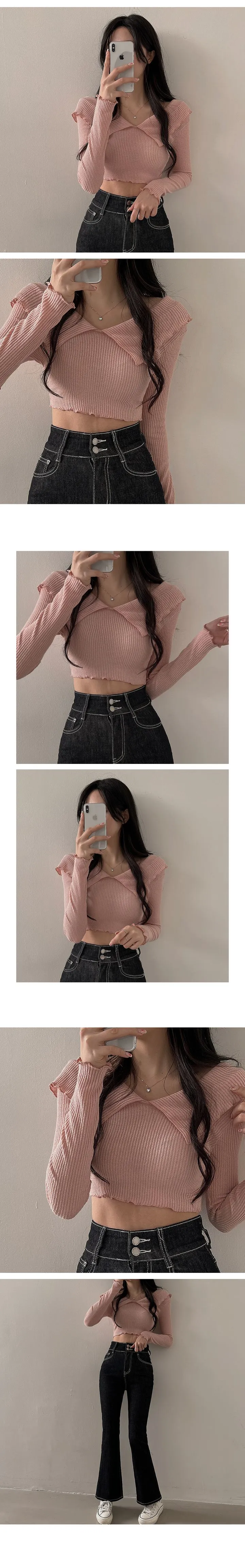 ビッグカラーオフショルTシャツ | creamsugar | 詳細画像2