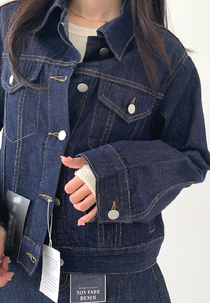 美品　OLLEBOREBLA デニムジャケット シャツ　ストレッチ素材　ぶたさん OLLEBOREBLE デニムジャケット 美品 OLLEBOREBLA デニム