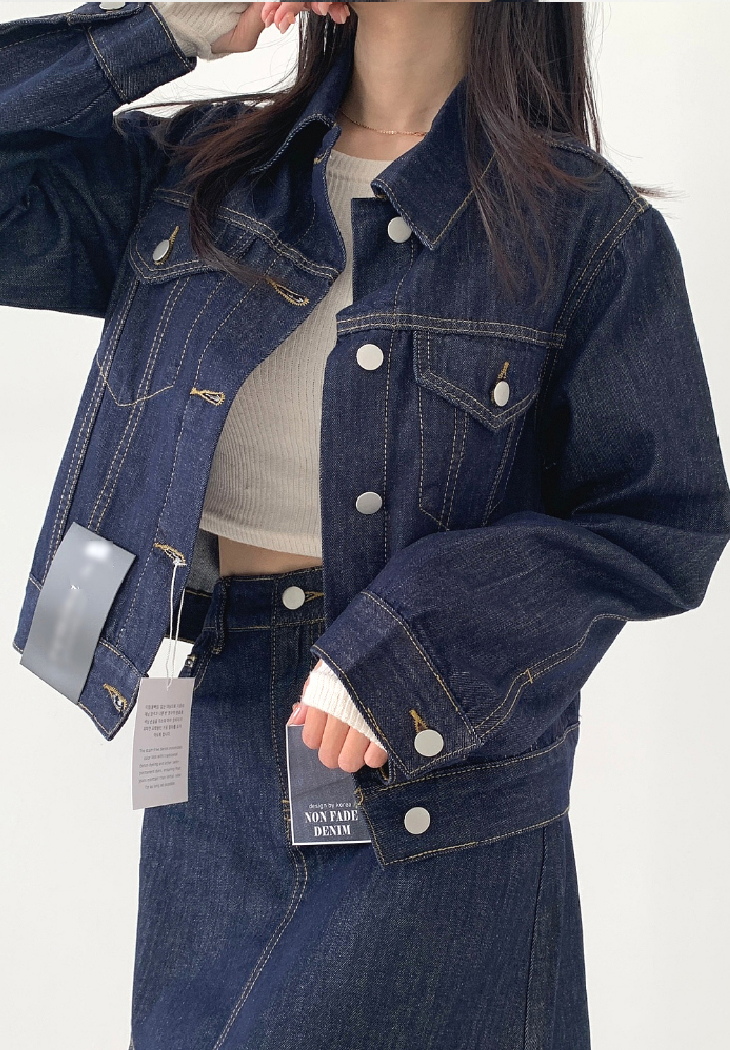 ステッチデニムジャケット | レディースファッション通販 - DHOLIC