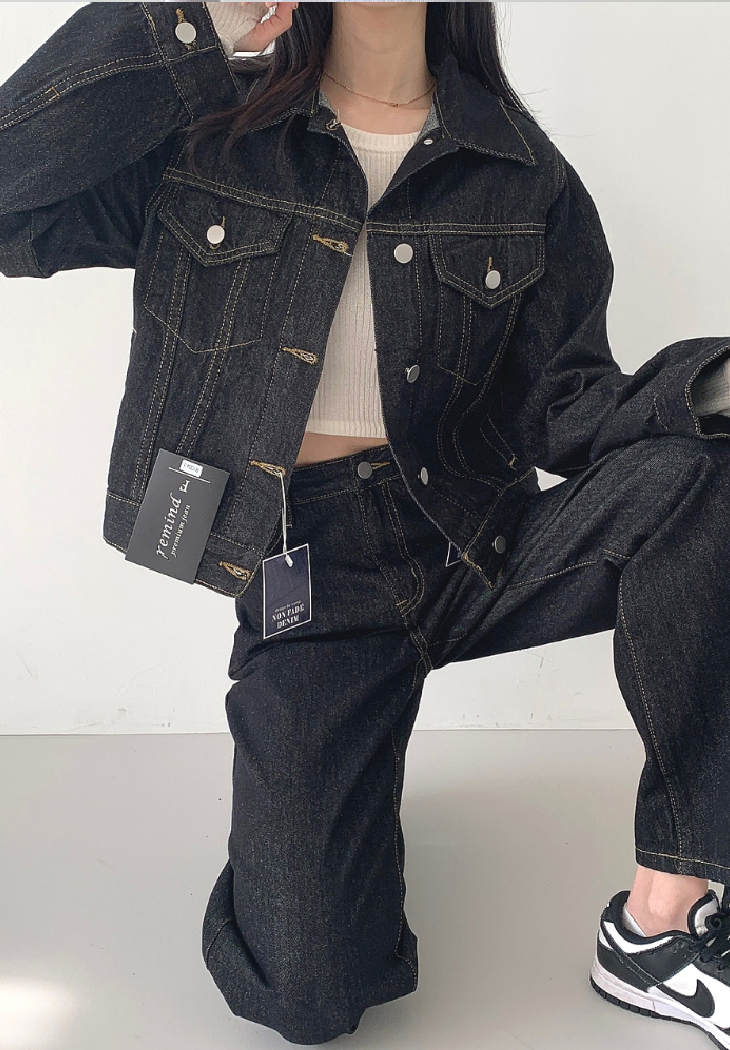 ステッチデニムジャケット | レディースファッション通販 - DHOLIC
