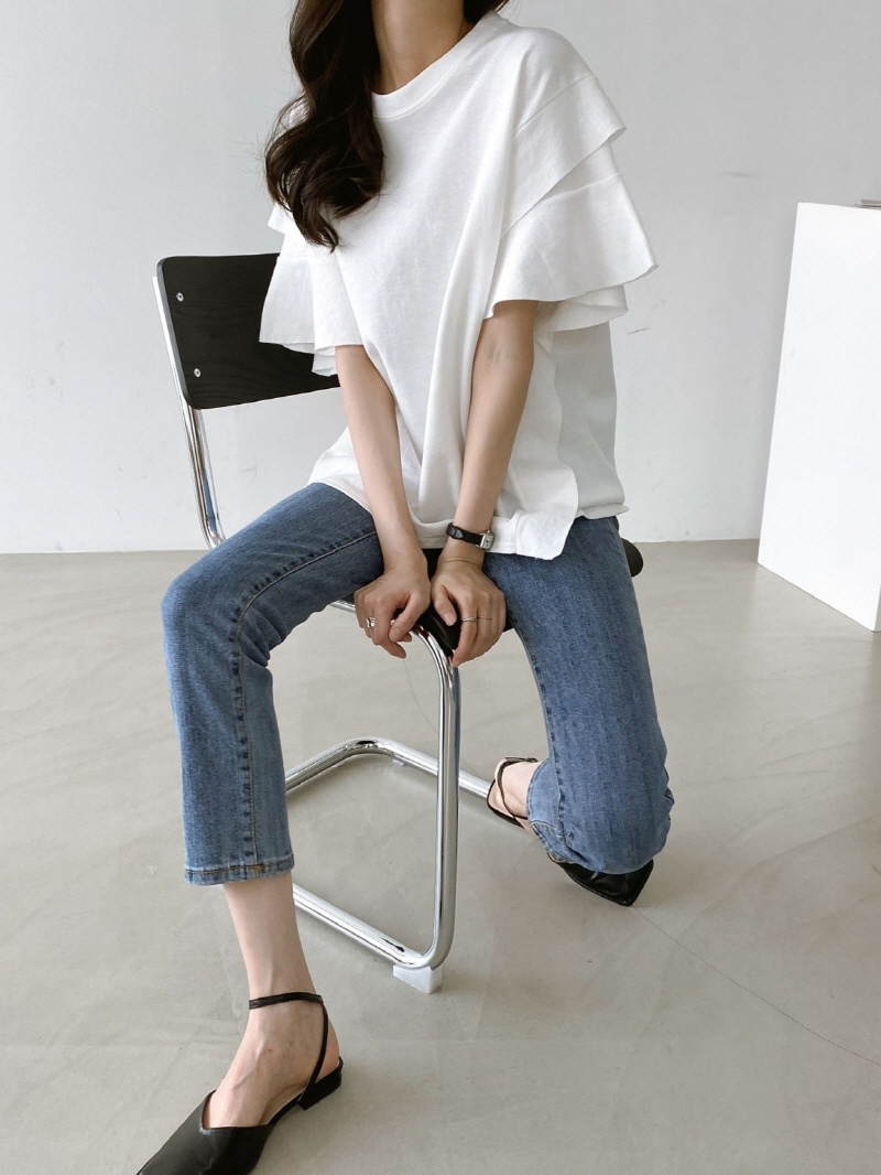 ラッフル5分袖Tシャツ | 詳細画像11