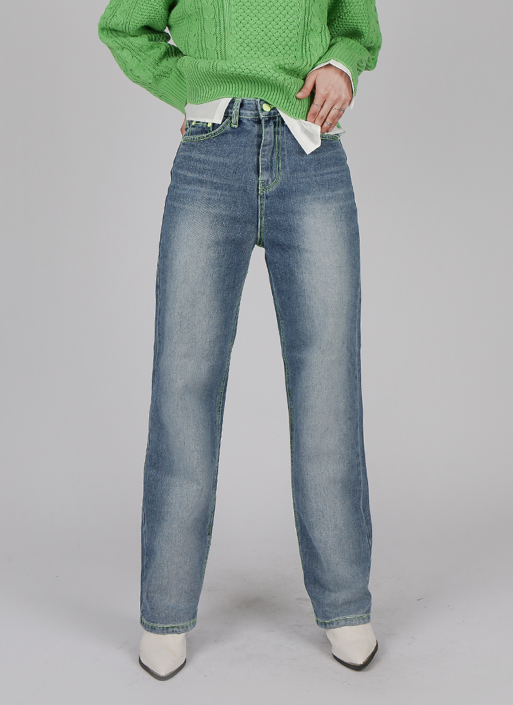 バレンシアガストレートデニム29 ハイウエストデニム