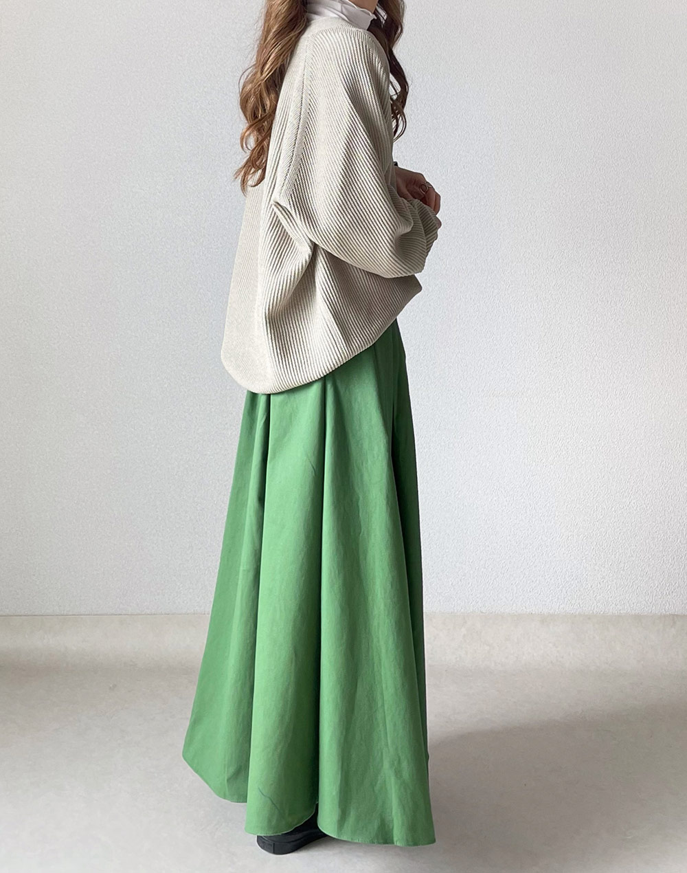 コットンタックフレアスカート | 詳細画像14