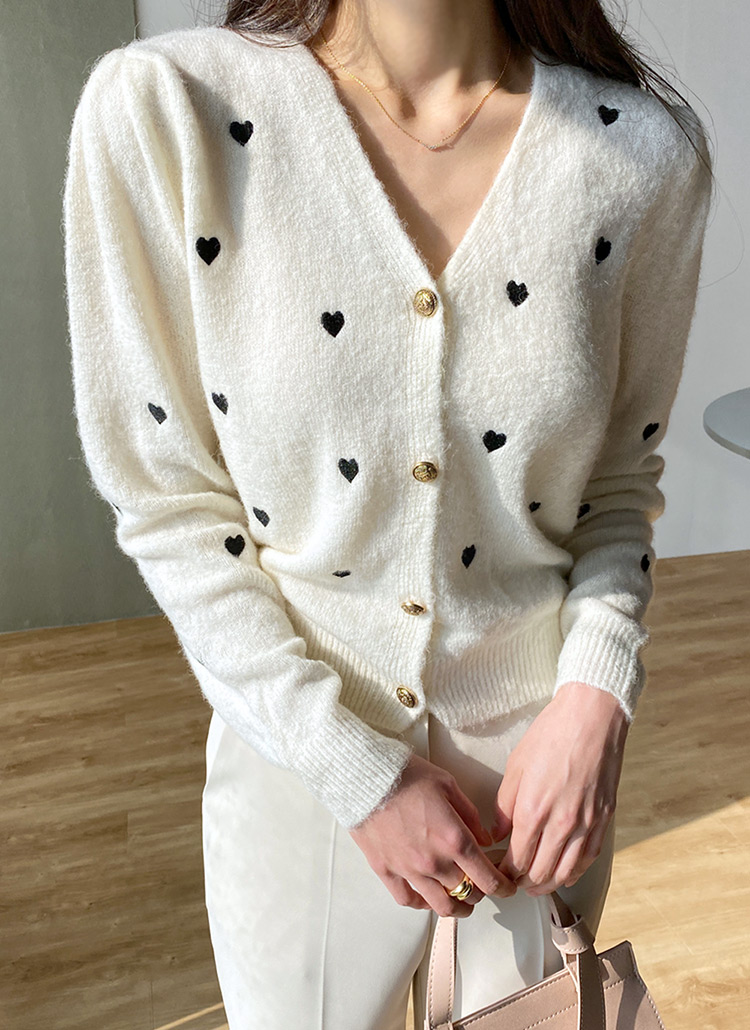 新品　ディーホリック　ハートカーディガン