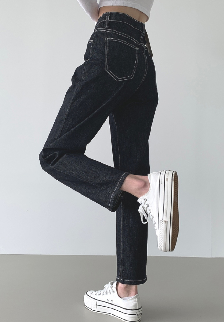 Dime ホワイトデニム ストレートパンツ Dime DIME RELAXED DENIM PANTS - Off-white relaxed straight-leg