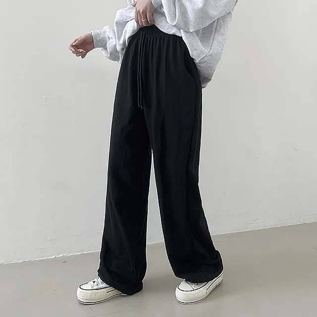 ワイドストレートスウェットパンツ | レディースファッション通販 - DHOLIC