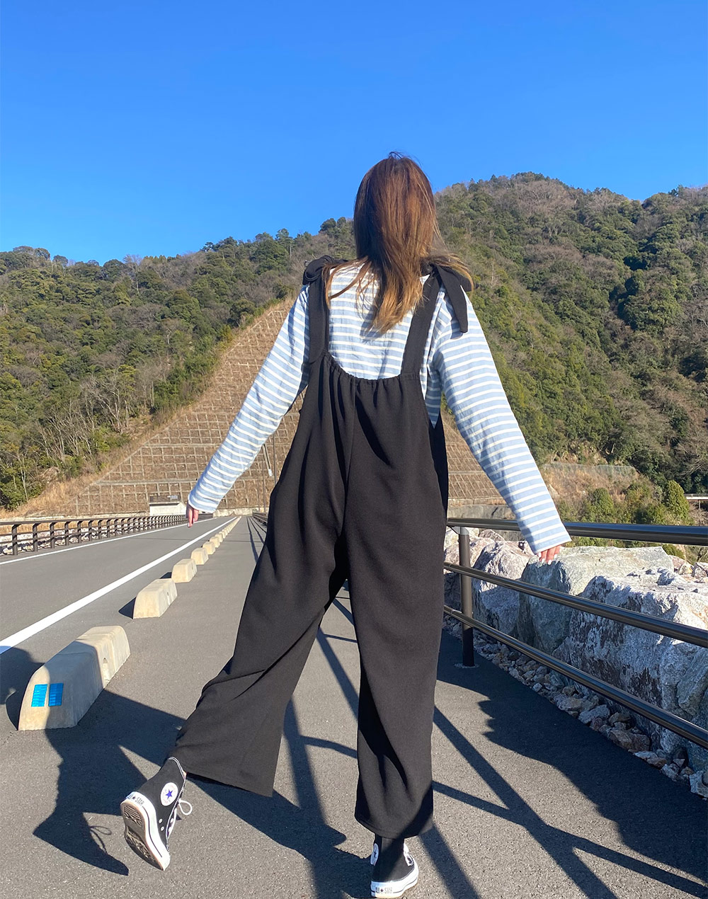 肩リボンオールインワン | レディースファッション通販 - DHOLIC