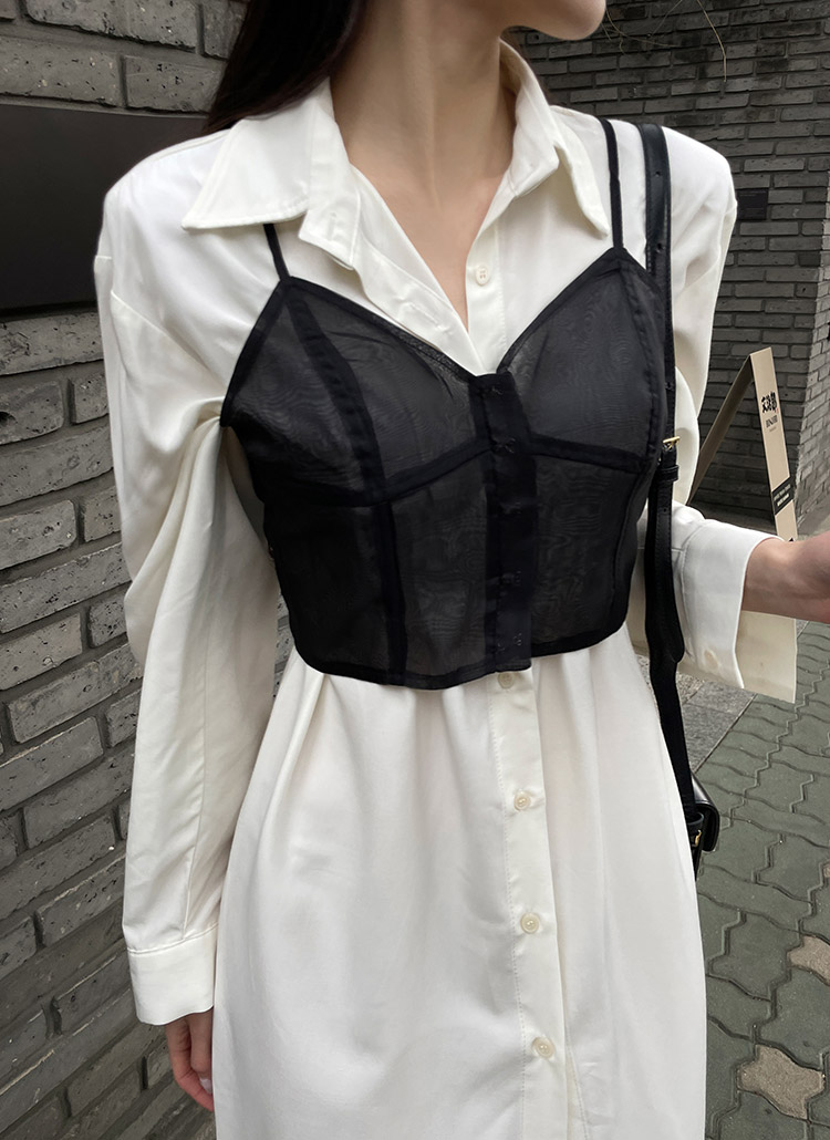 レディースファッション通販　シースルービスチェ　DHOLIC