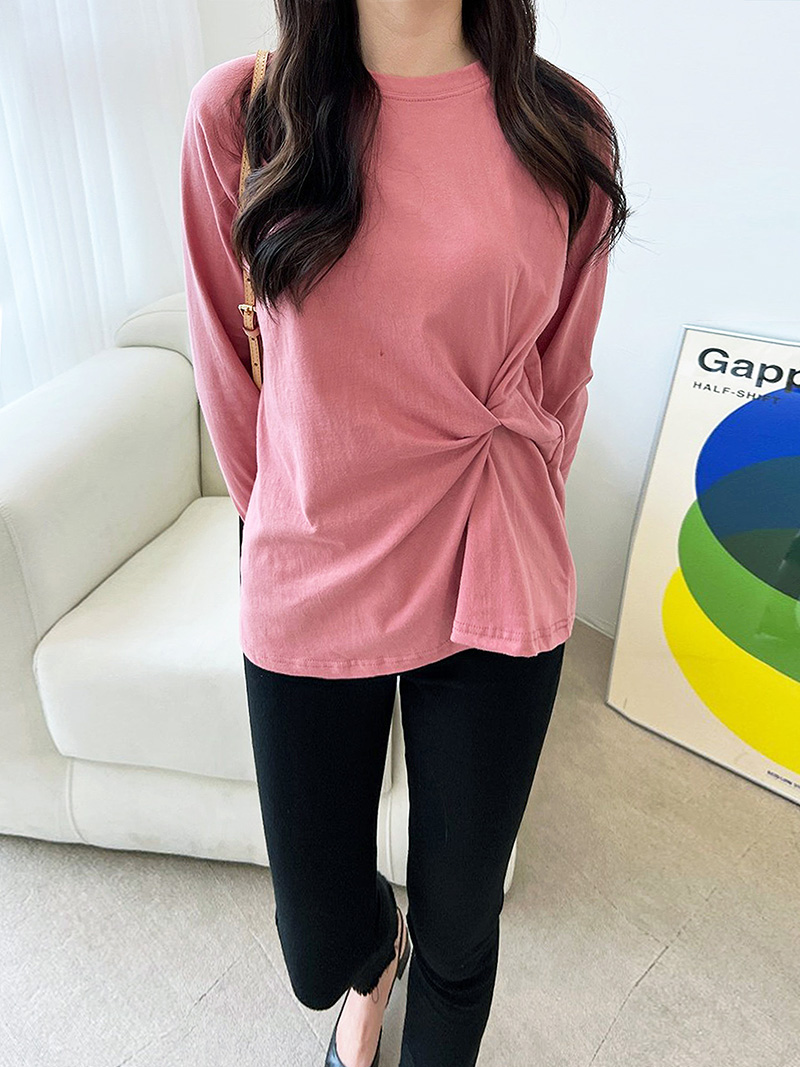 ラウンドツイスト長袖Tシャツ | 詳細画像11