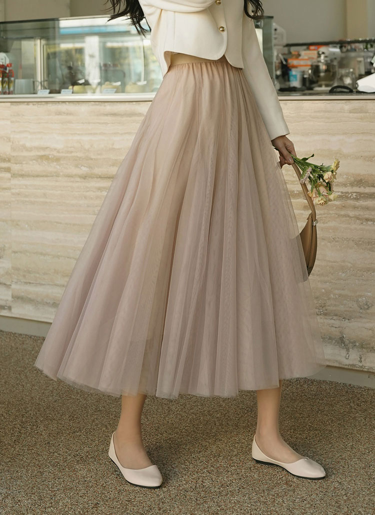 チュールフレアスカート | レディースファッション通販 - DHOLIC