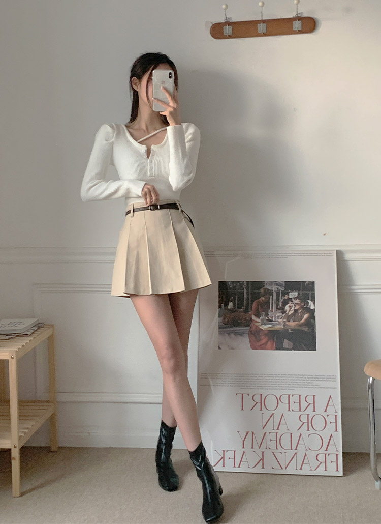 プリーツスカートパンツ | レディースファッション通販 - DHOLIC