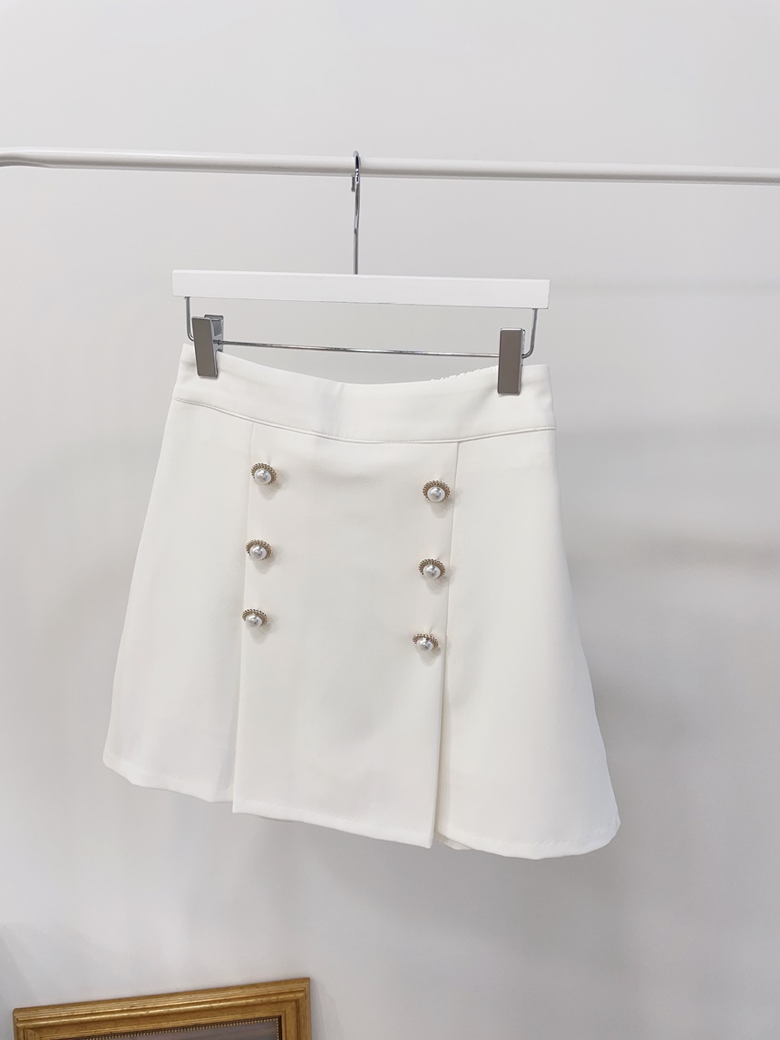 パール調ボタンスカートパンツ | mirangmirang | 詳細画像14
