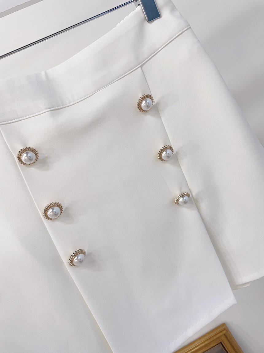 パール調ボタンスカートパンツ | mirangmirang | 詳細画像15