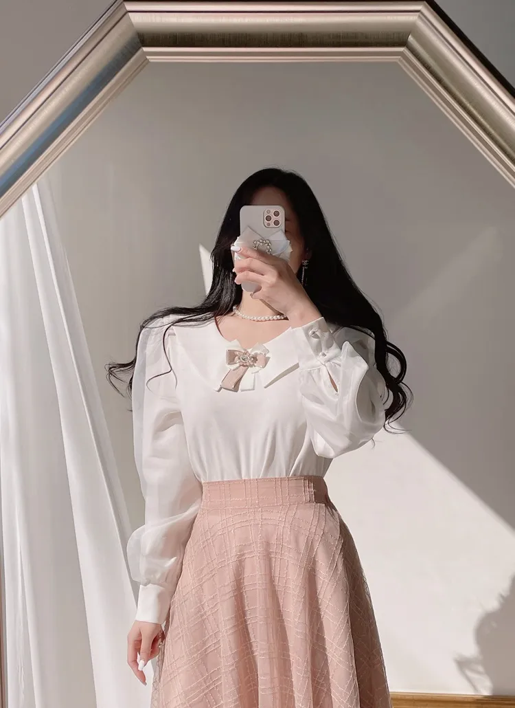 スパンコールシフォンシアースカート | レディースファッション通販  