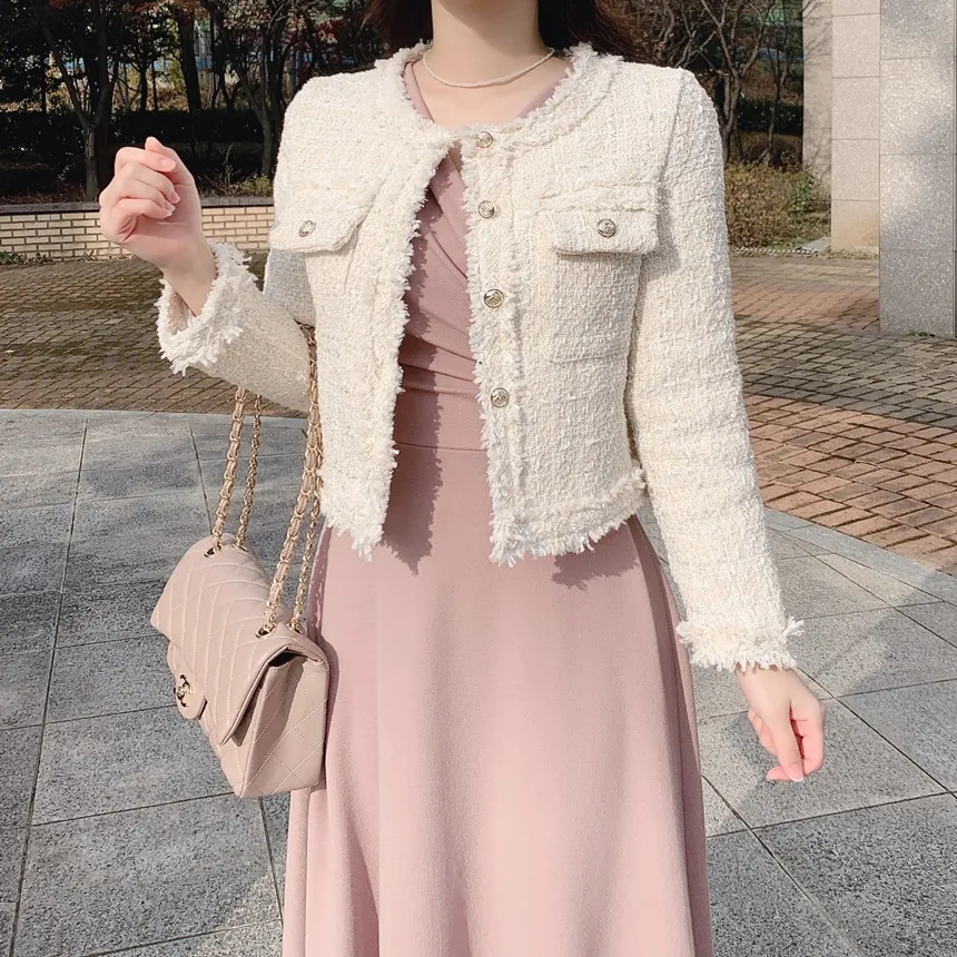 リボンシャーリングフレアワンピース | mirangmirang | 詳細画像25