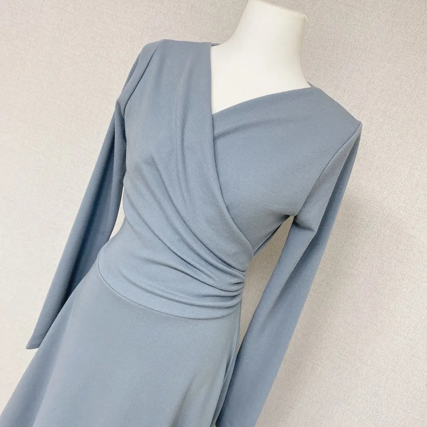 リボンシャーリングフレアワンピース | mirangmirang | 詳細画像33