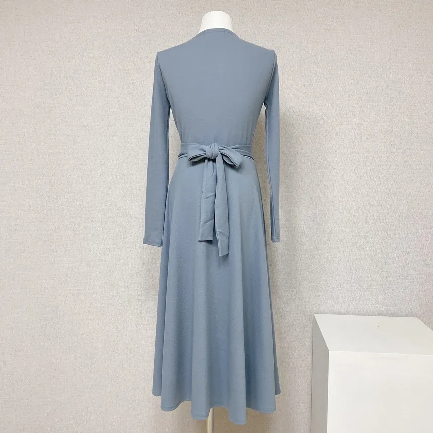 リボンシャーリングフレアワンピース | mirangmirang | 詳細画像34