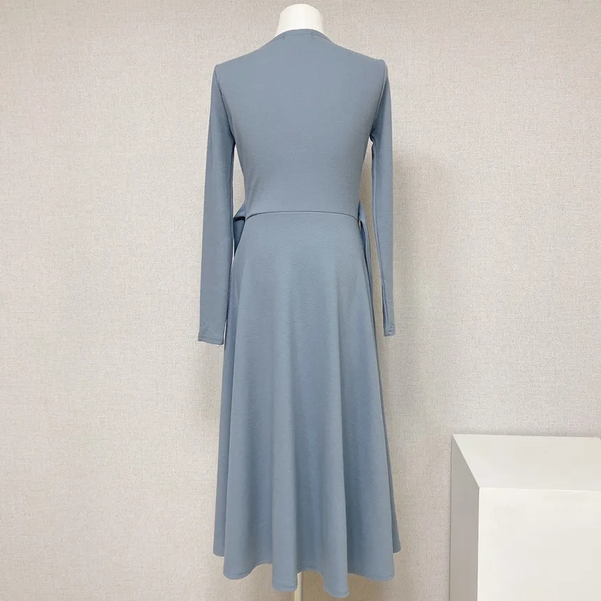 リボンシャーリングフレアワンピース | mirangmirang | 詳細画像35