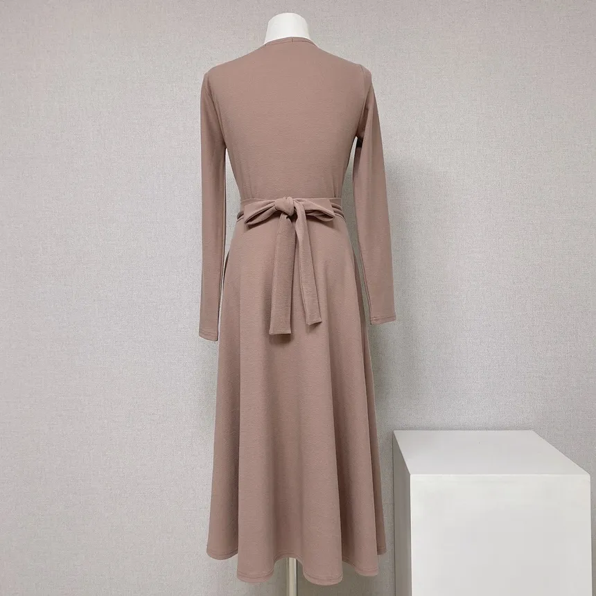 リボンシャーリングフレアワンピース | mirangmirang | 詳細画像43