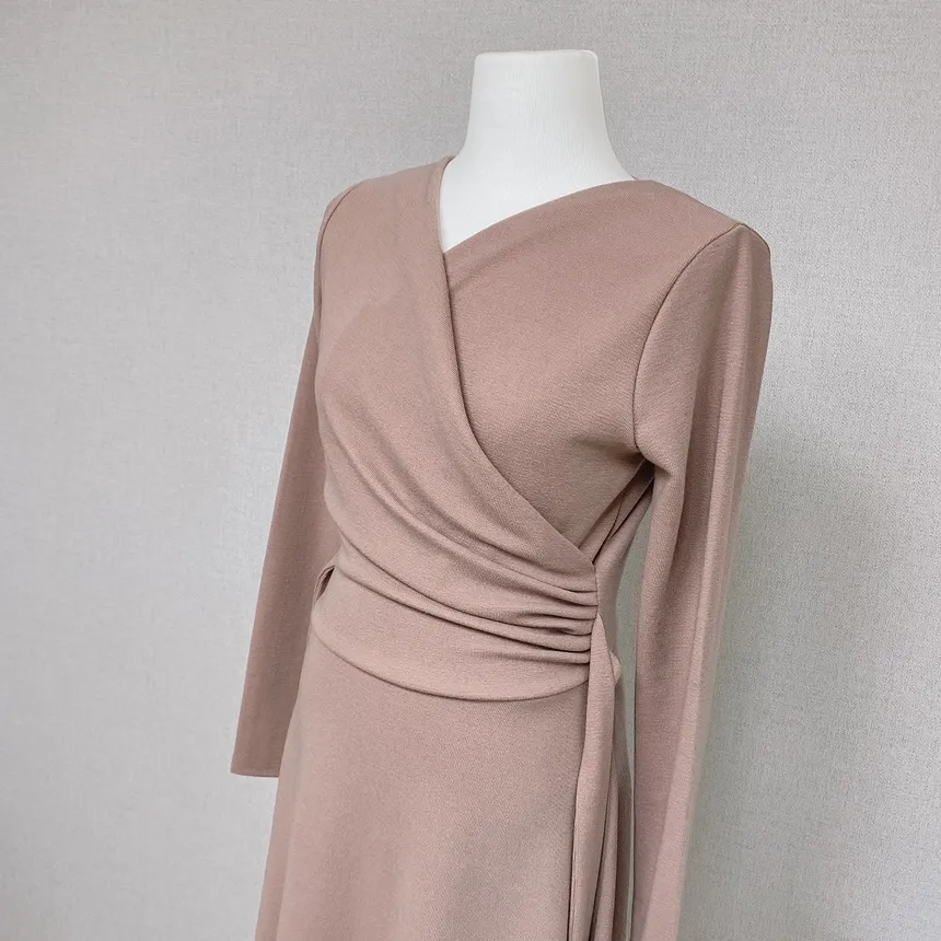 リボンシャーリングフレアワンピース | mirangmirang | 詳細画像45