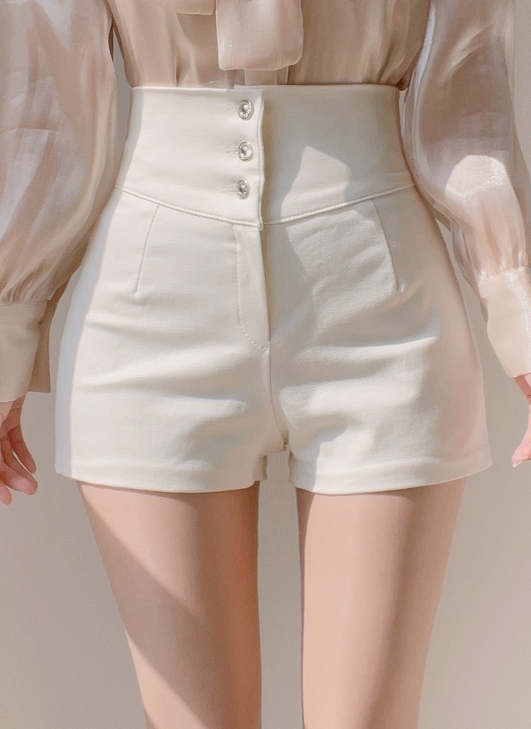 ハイウエストボタンショートパンツ | レディースファッション通販 - DHOLIC