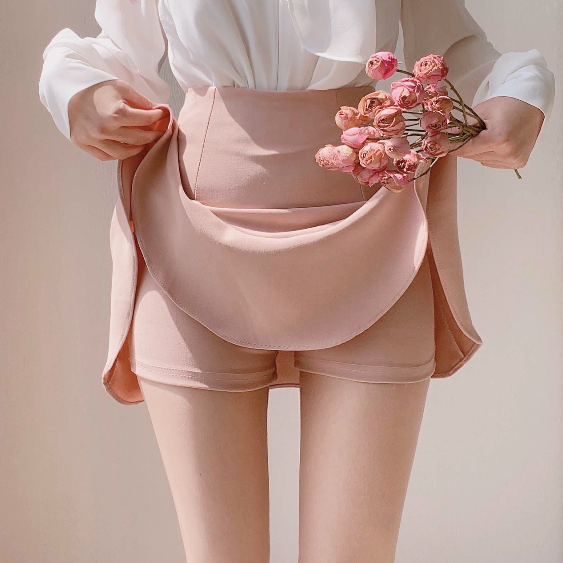 アシメペプラムヘムスカートパンツ | mirangmirang | 詳細画像6