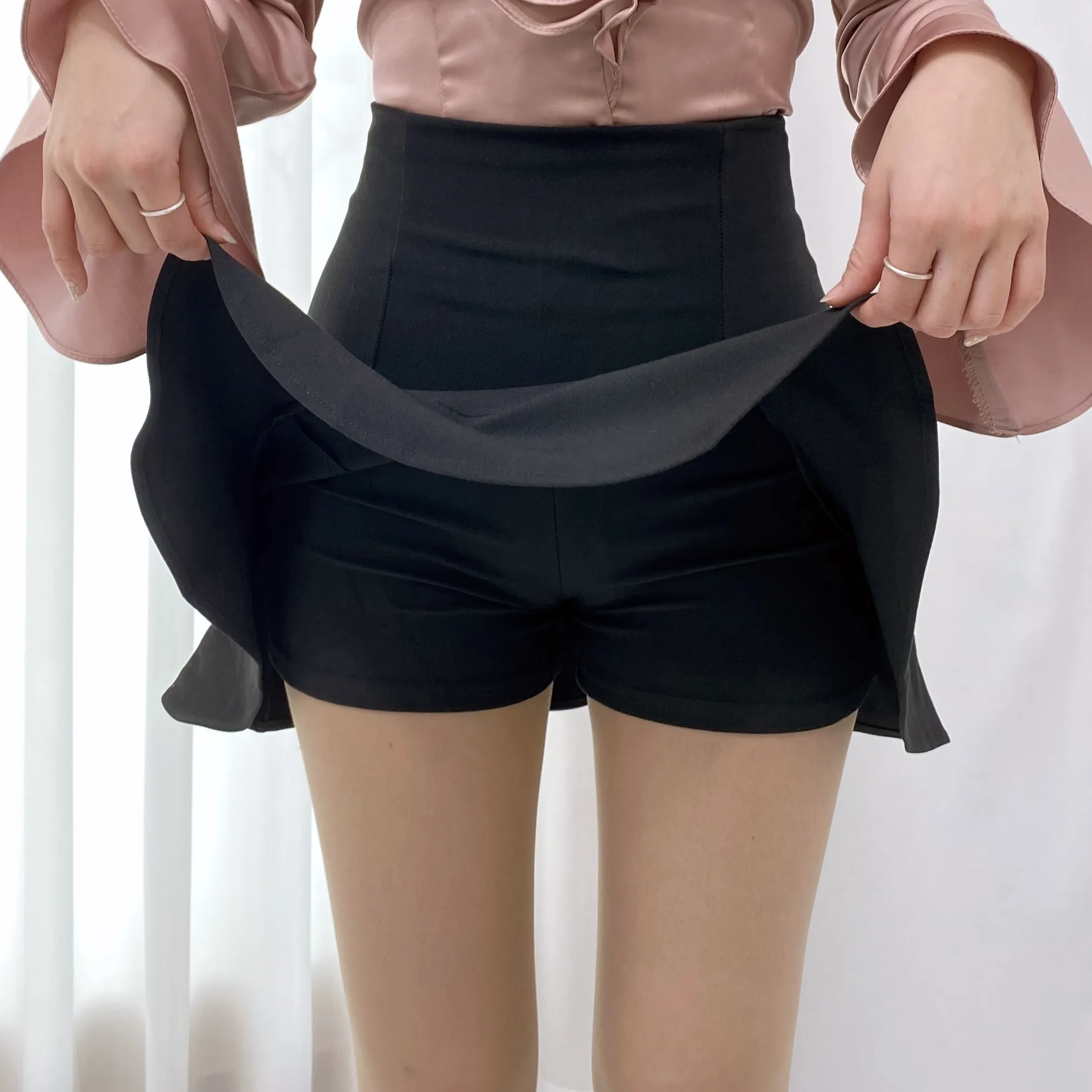 アシメペプラムヘムスカートパンツ | mirangmirang | 詳細画像13