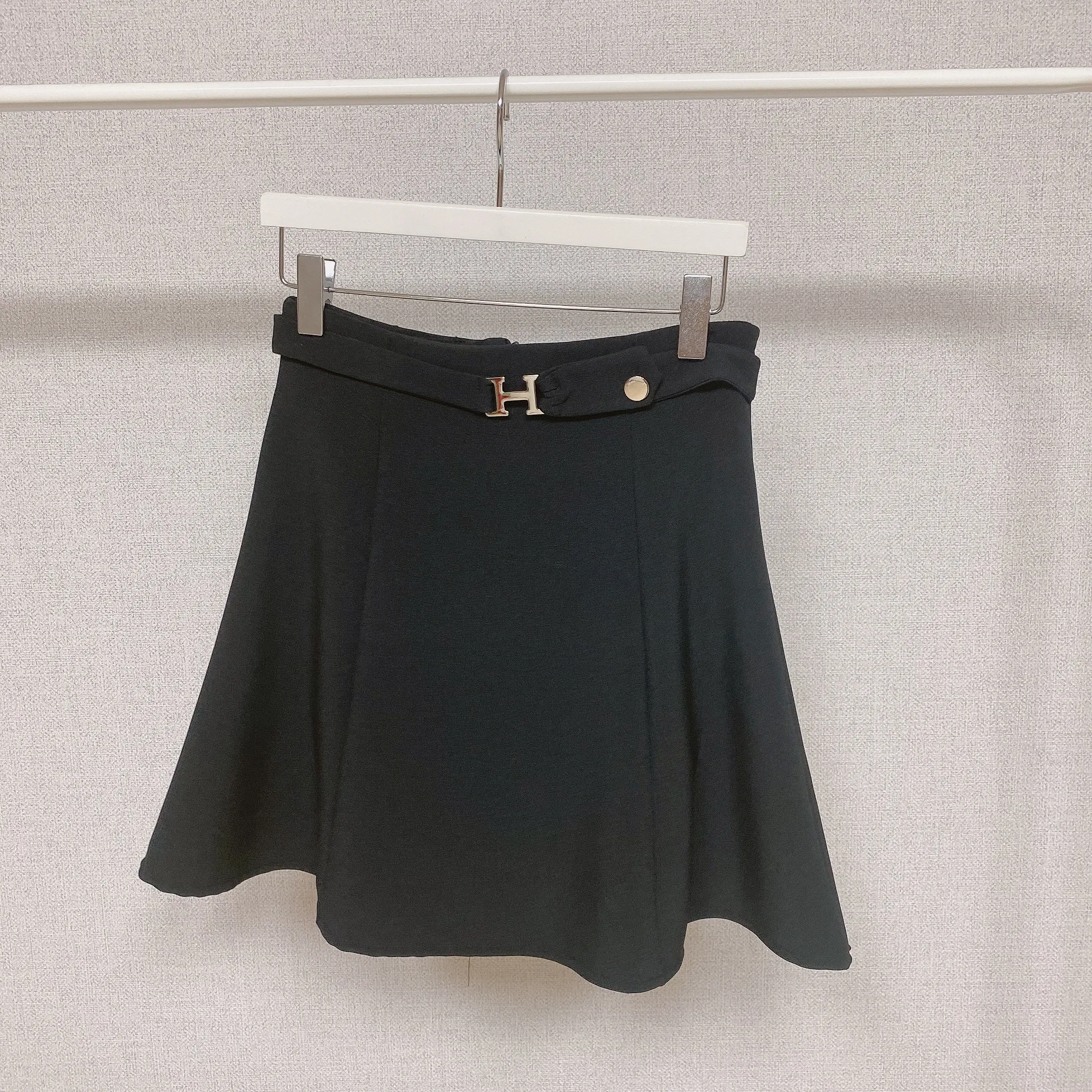 Hロゴウエストフレアスカートパンツ | mirangmirang | 詳細画像22