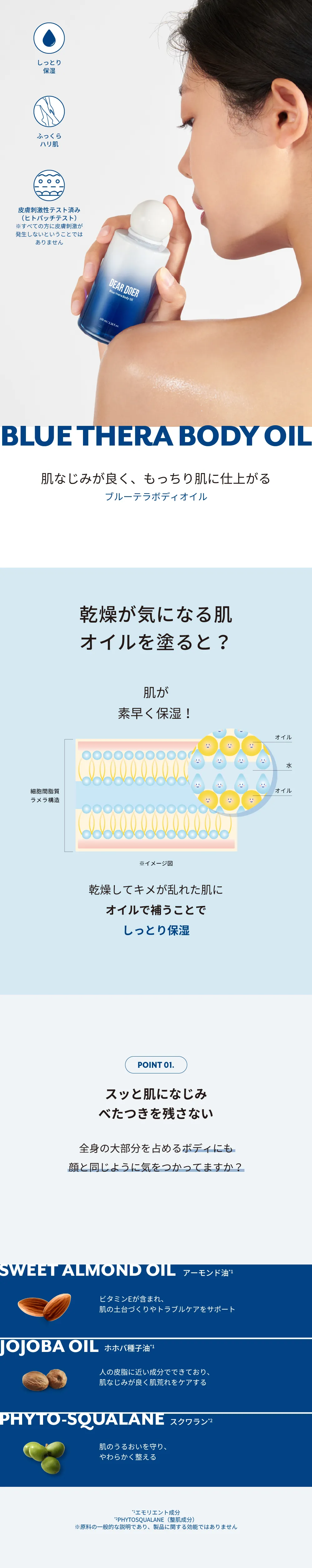 [ディアドゥーア] ブルーテラボディオイル | 詳細画像4