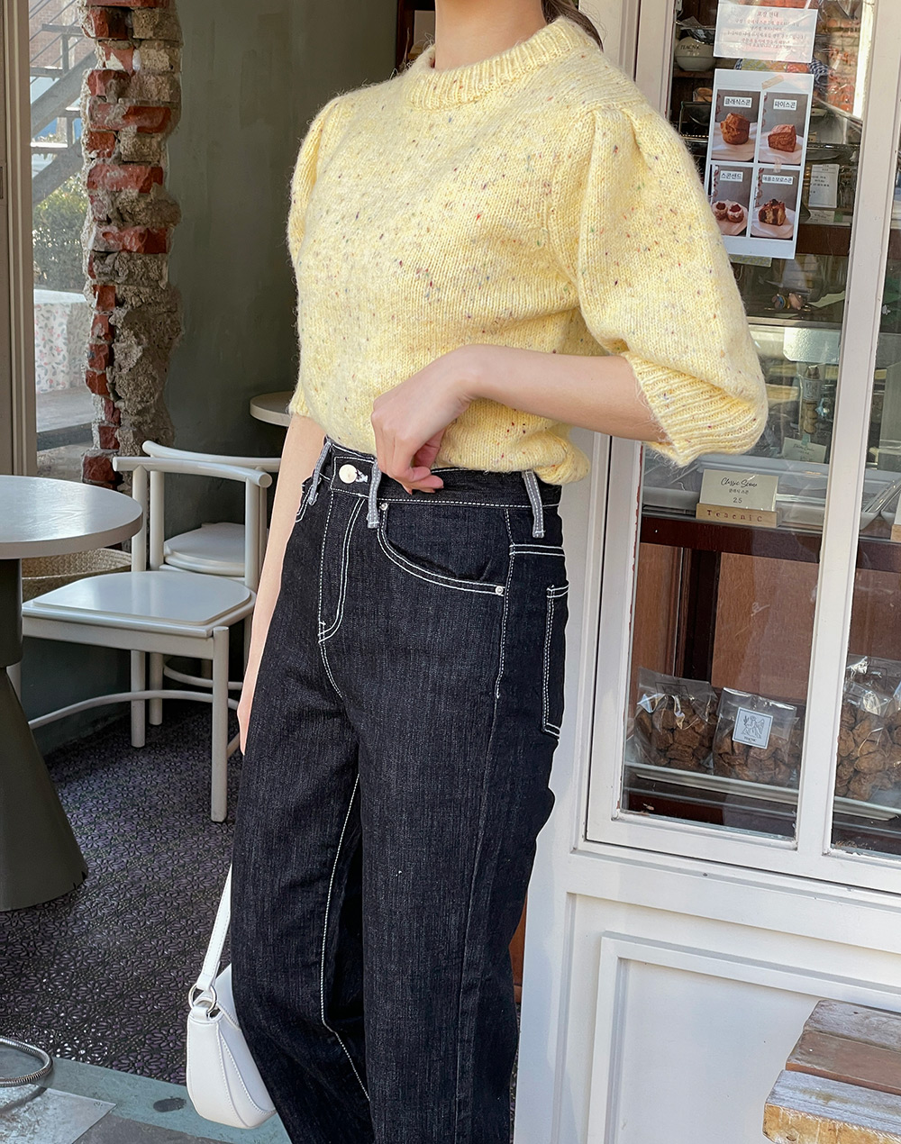 ステッチストレートデニムパンツ | レディースファッション通販 - DHOLIC