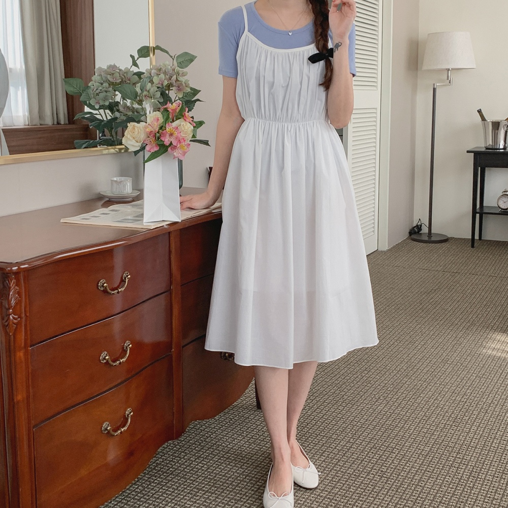 ギャザーキャミワンピース | レディースファッション通販 - DHOLIC