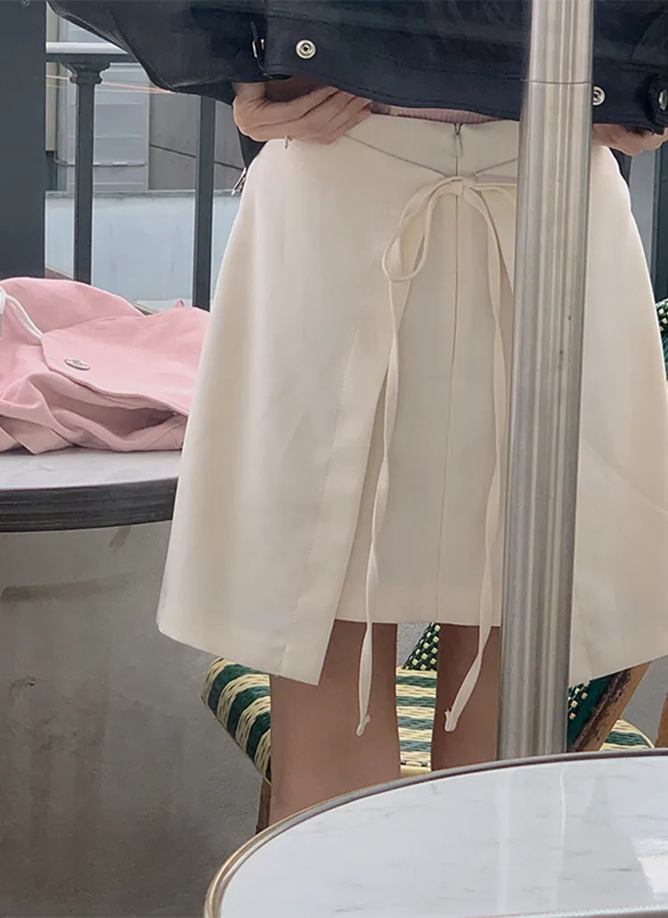 バックリボンミニスカート | cherrykoko | 詳細画像1