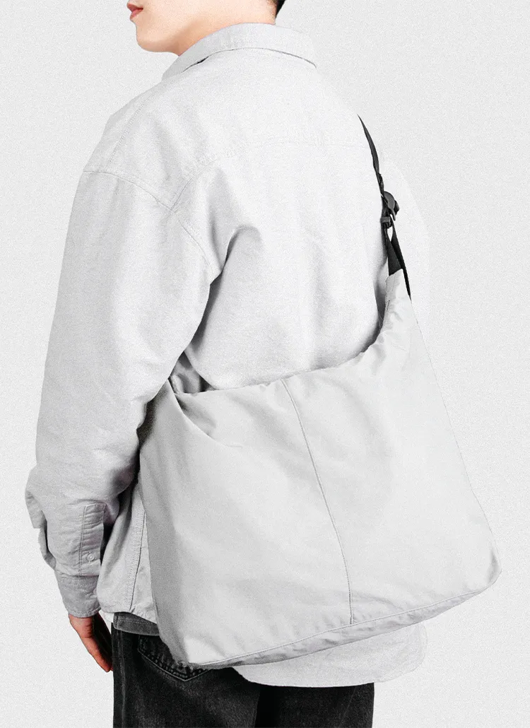 ナイロンクロスバッグLサイズ(WHITE) | 詳細画像1