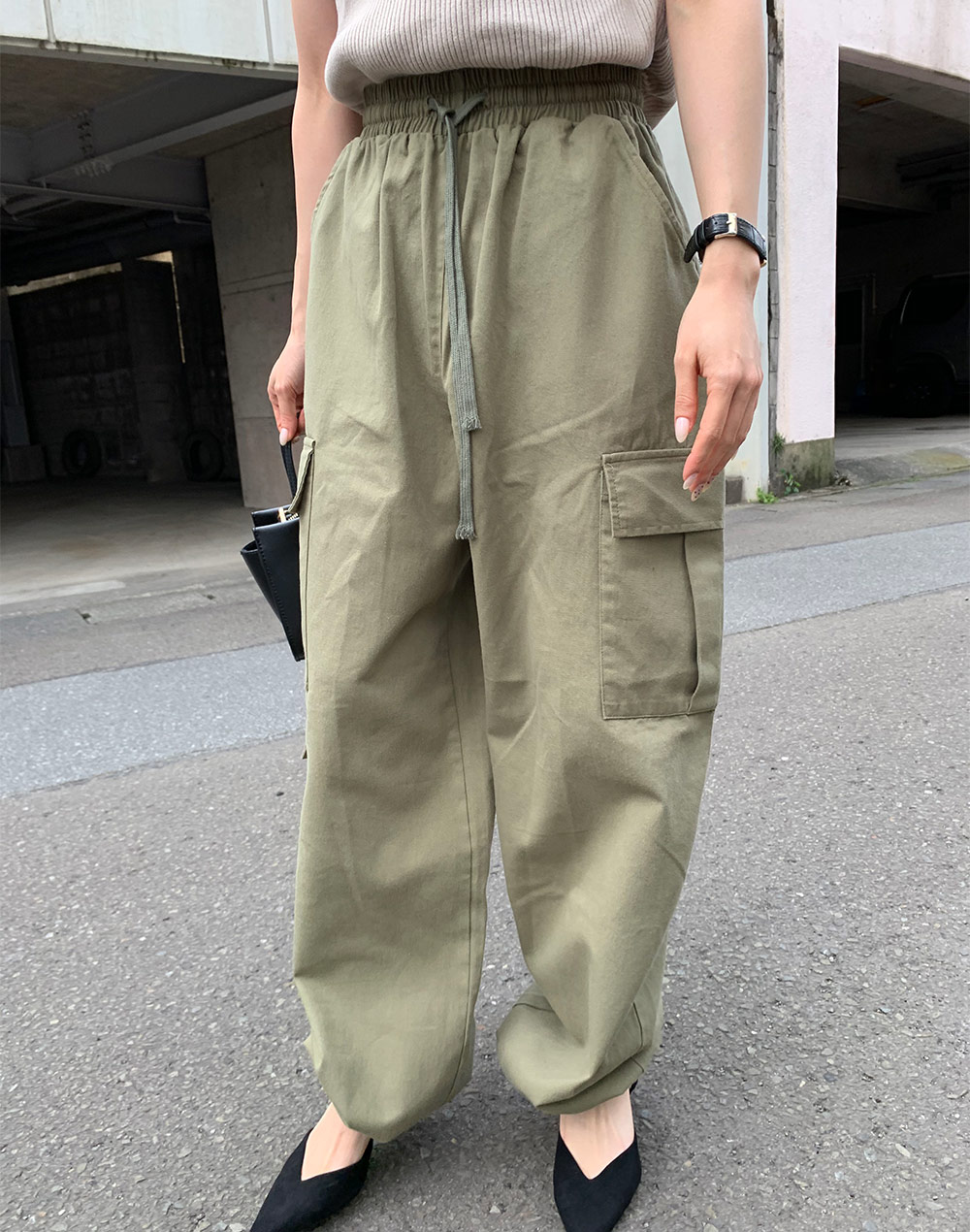 MARE カーゴパンツ カーキ