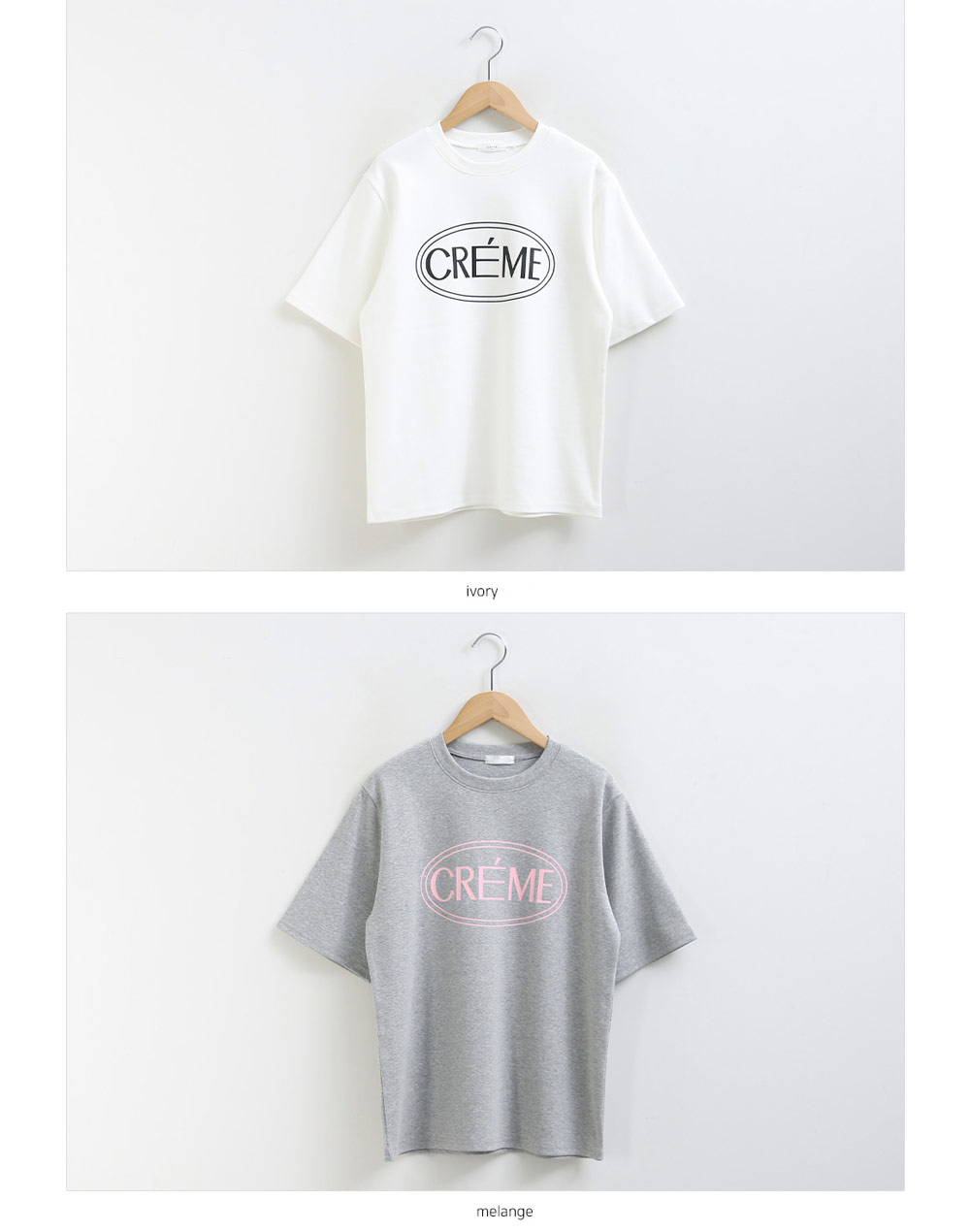 CRÉMEテキストプリントTシャツ | レディースファッション通販 - DHOLIC