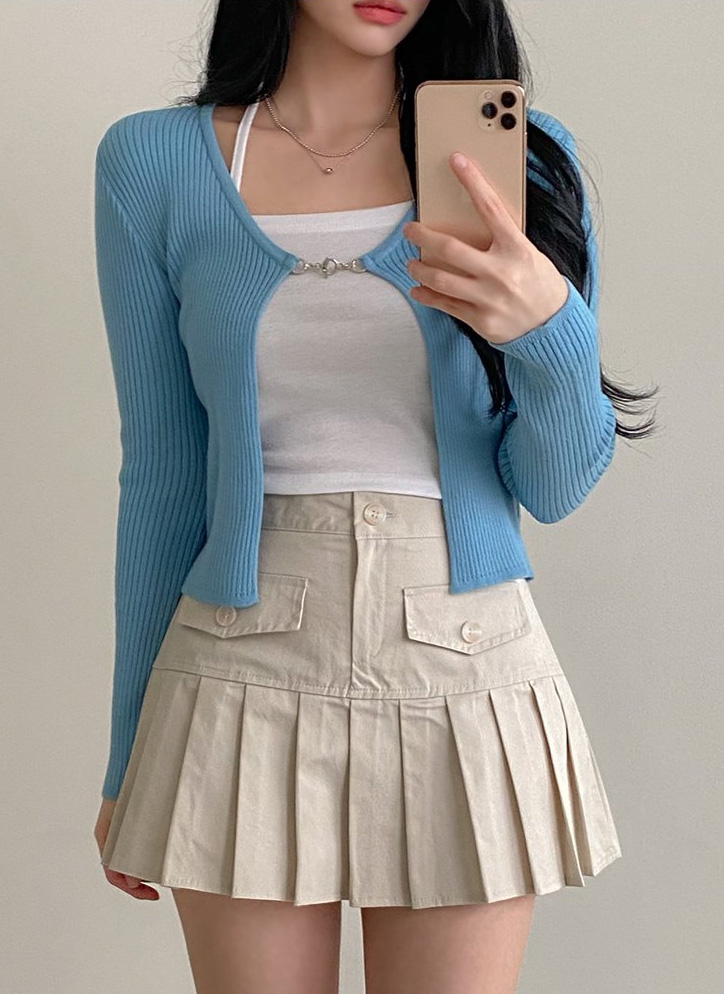 チェーンショートカーディガン | レディースファッション通販 - DHOLIC