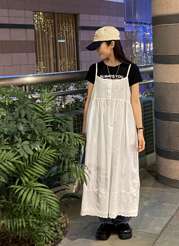 レースコットンキャミソールワンピース | レディースファッション通販