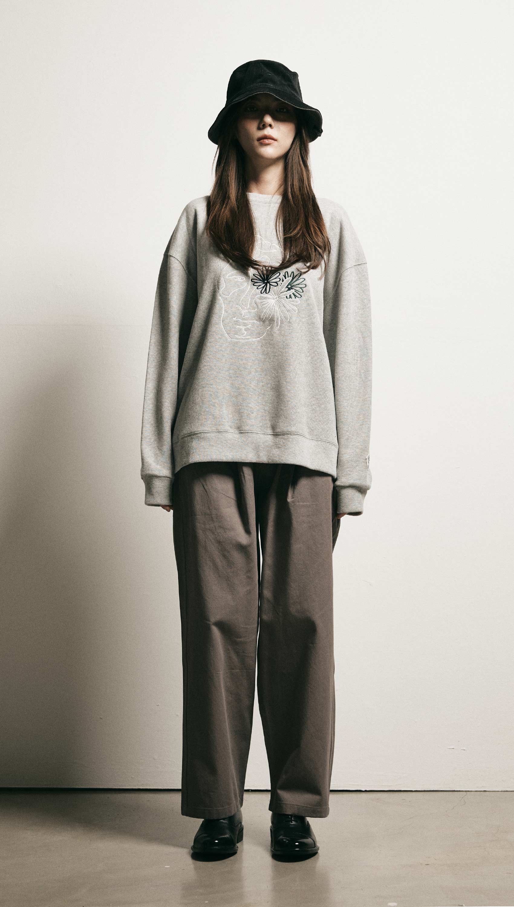 2WAYコーデュロイバケットハット(BLACK/CHARCOAL) | レディース