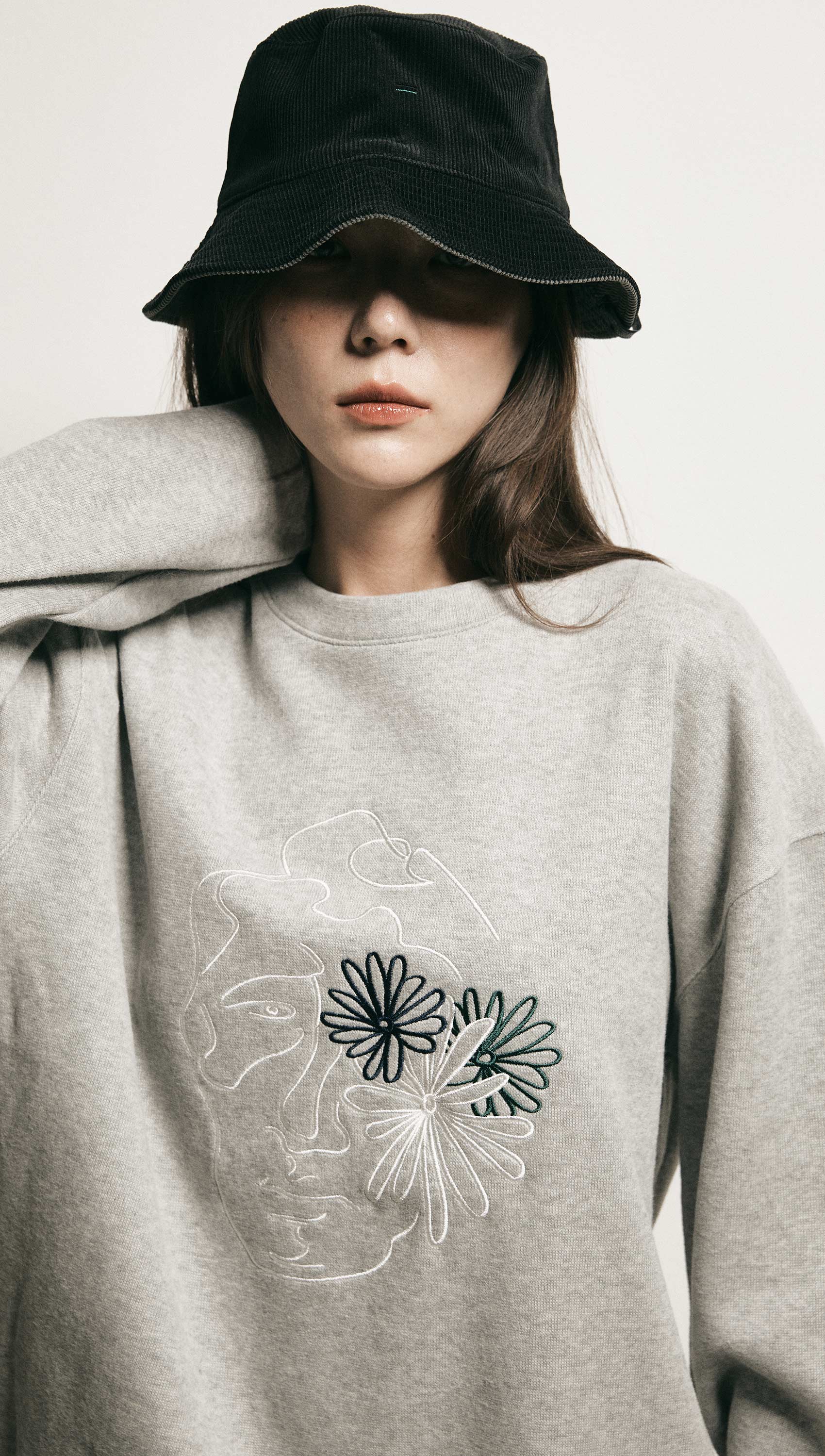 2WAYコーデュロイバケットハット(BLACK/CHARCOAL) | レディース 2WAYコーデュロイバケットハット(BLACK/CHARCOAL) | レディース