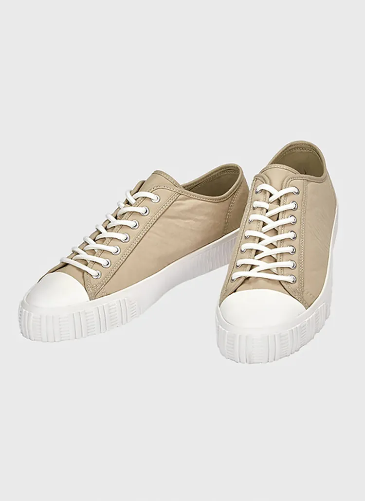 バックステッチローカットスニーカー(BEIGE) | 詳細画像1