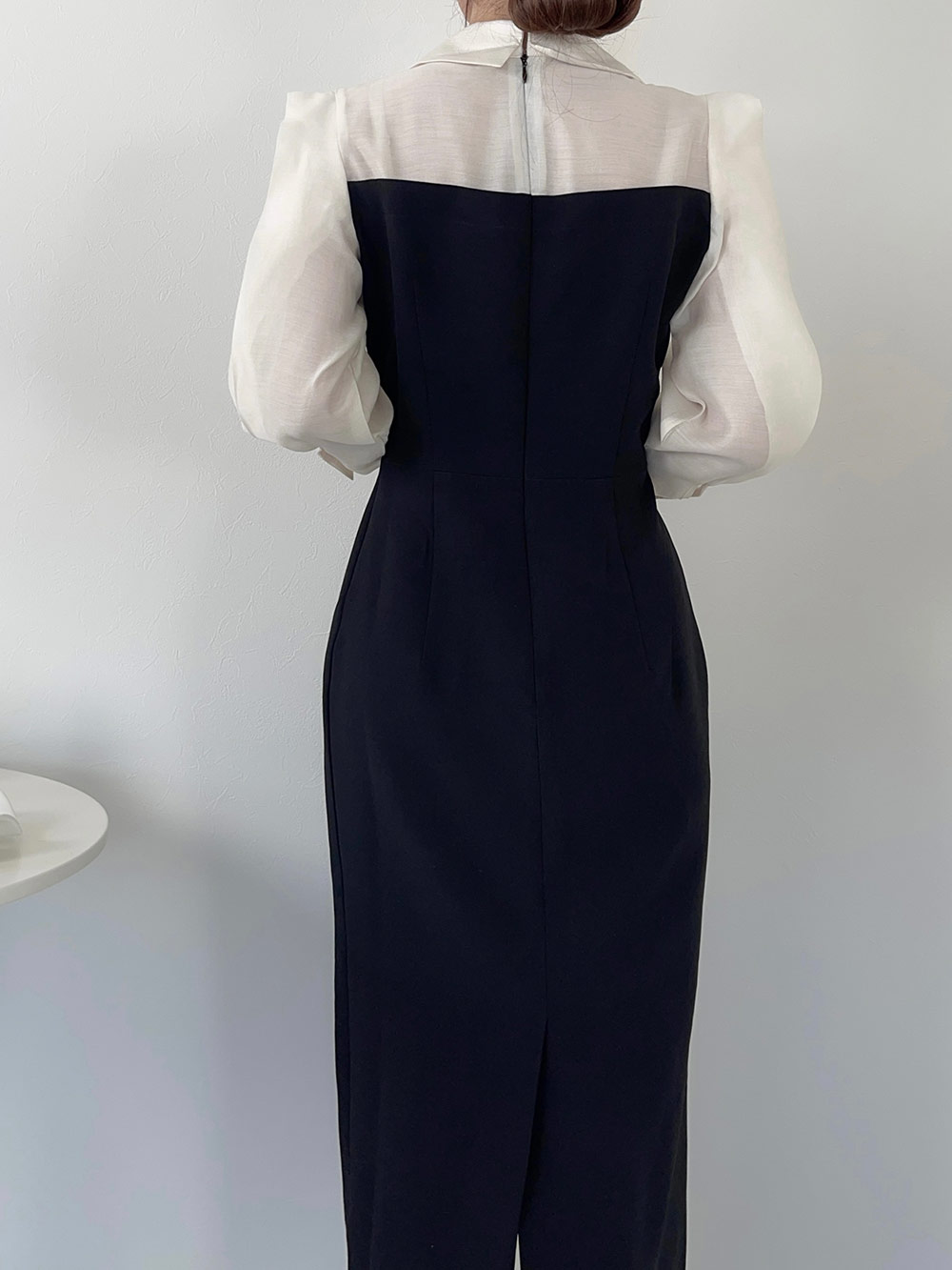 ブラウスドッキングスリムワンピース | 詳細画像10