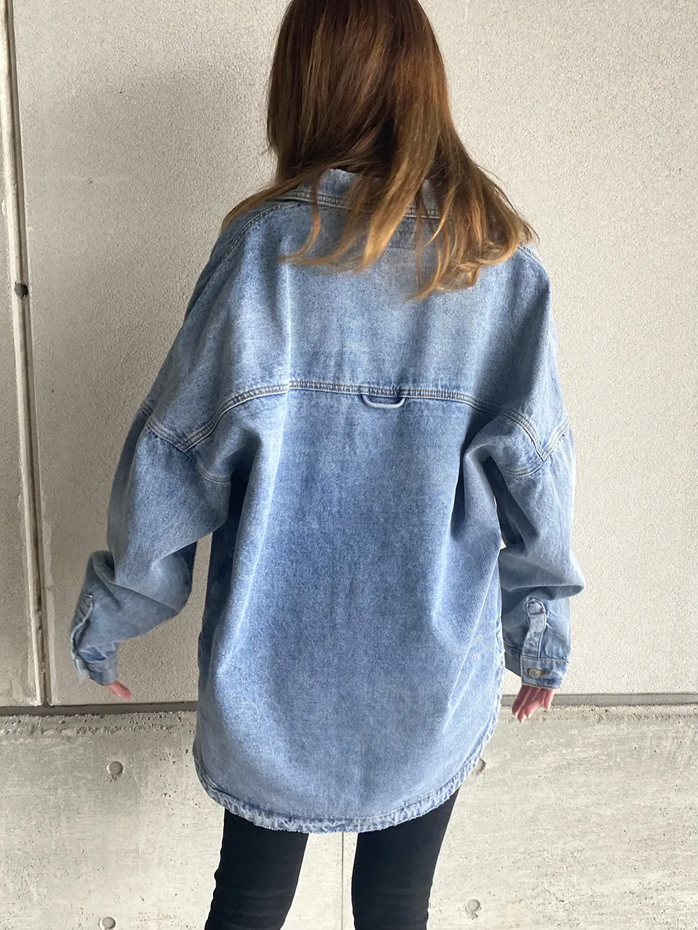 ビッグシルエットデニムシャツ | レディースファッション通販 - DHOLIC