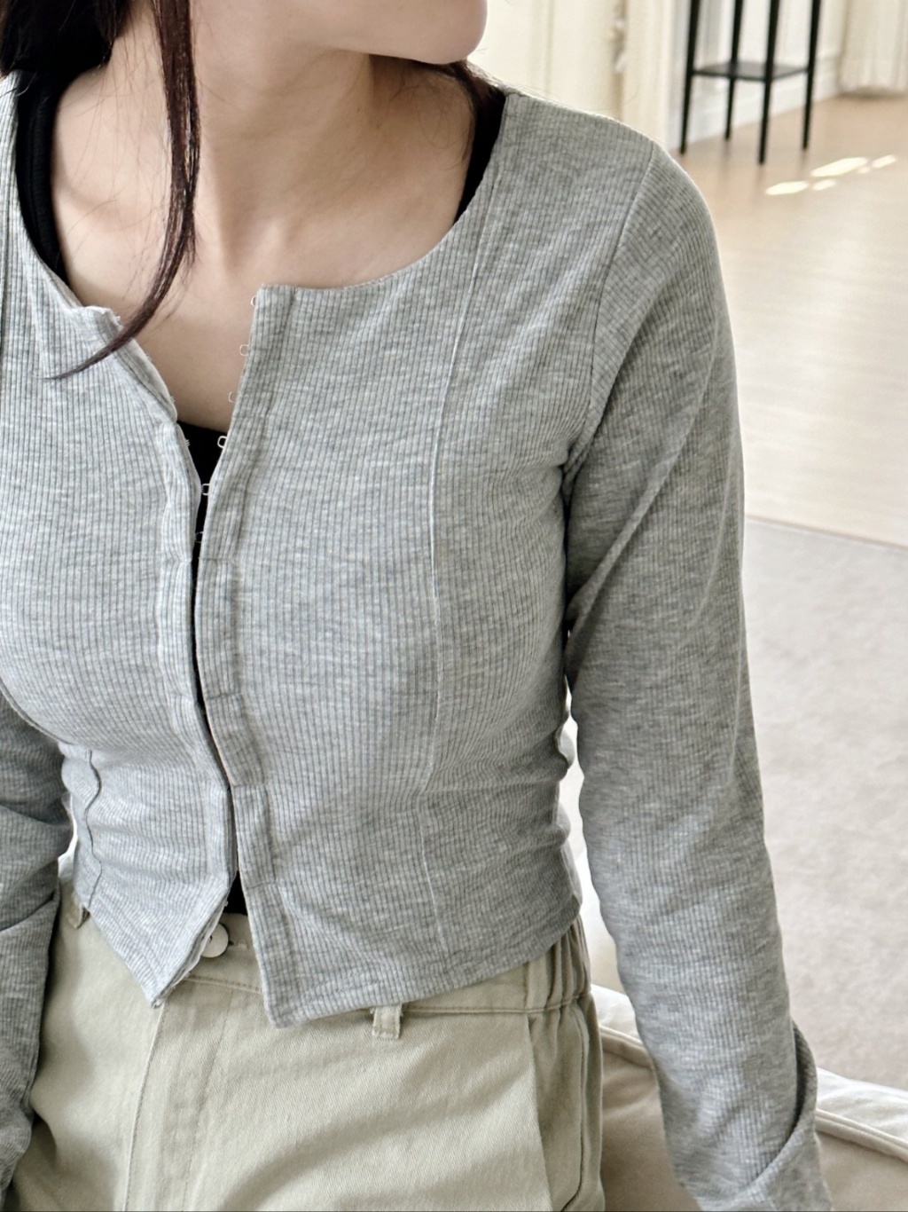 クロップドホックカーディガン BEAUTY&YOUTH UNITED ARROWS（ビューティーアンドユース