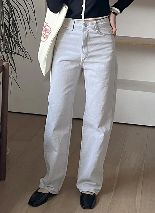 ライトグレーデニムパンツ | レディースファッション通販 - DHOLIC