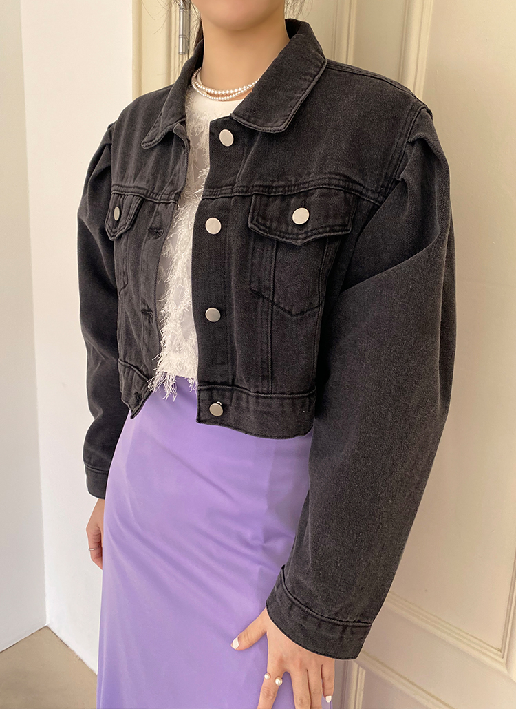 クロップドデニムジャケット | レディースファッション通販 - DHOLIC