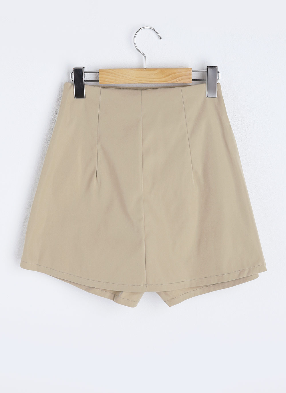 RANCLIC ショートパンツ ベージュ ポケットキュロットショートパンツ | レディースファッション