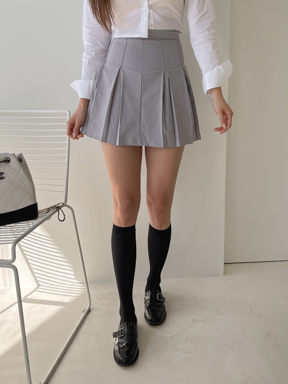 パンツ裏地インバーテッドプリーツミニスカート | レディース パンツ裏地インバーテッドプリーツミニスカート | レディース