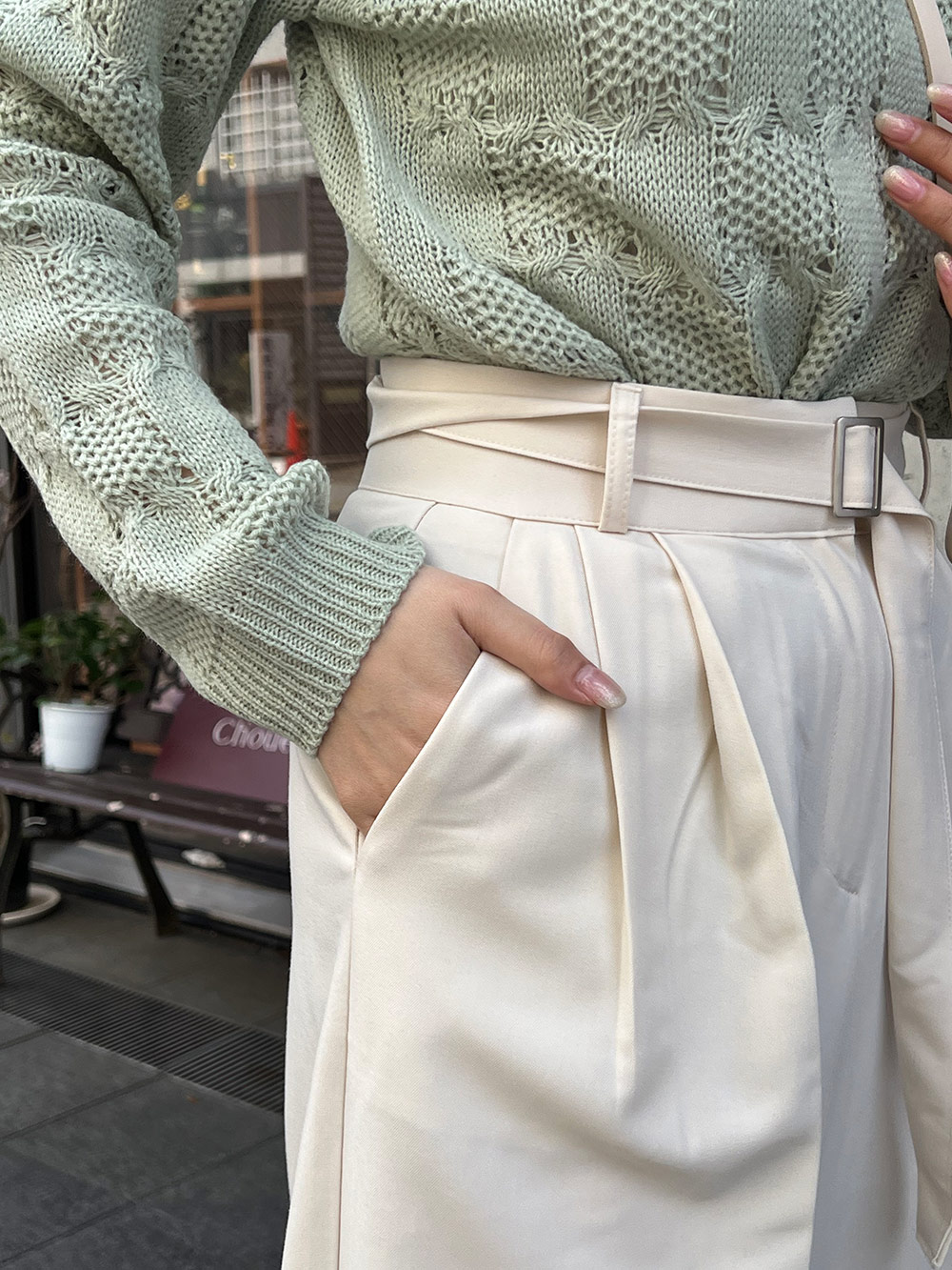 *再入荷*ベルトスラックス | 詳細画像29